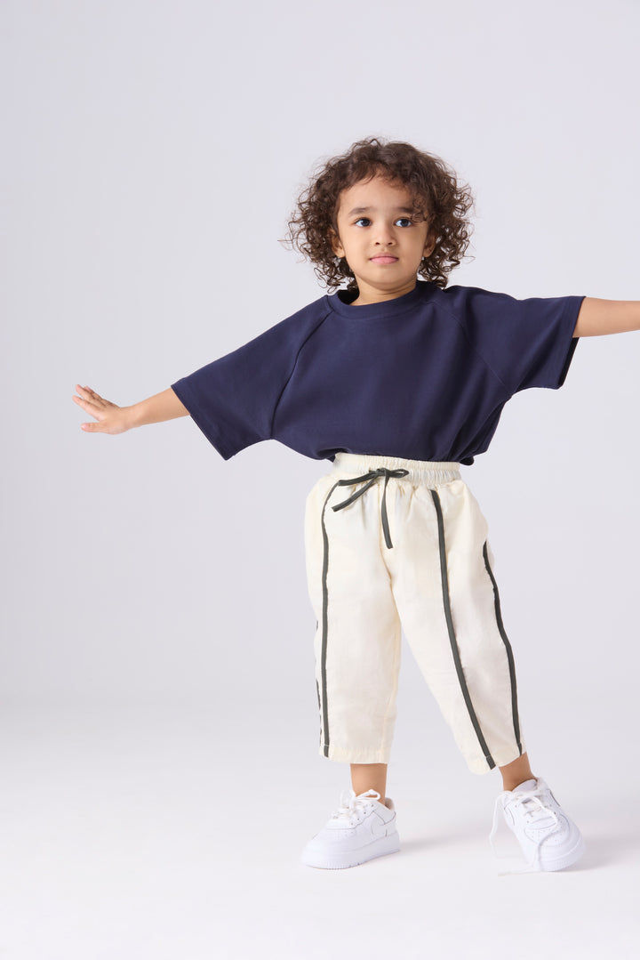 Gangnam Oversized Tshirt (Navy Blue)